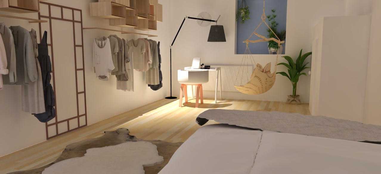 Client's bedroom - suffers with anxiety